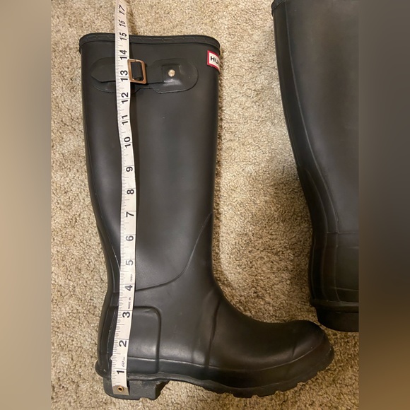 Hunter | Original Tall Rain Boots - Matte Black - Picture 5 of 13